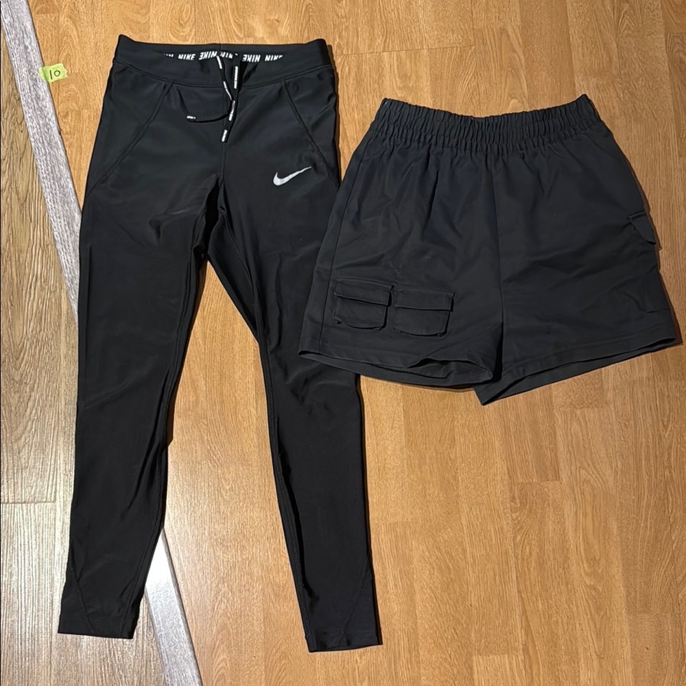 Nike Leggings and Cargo Shorts x 2